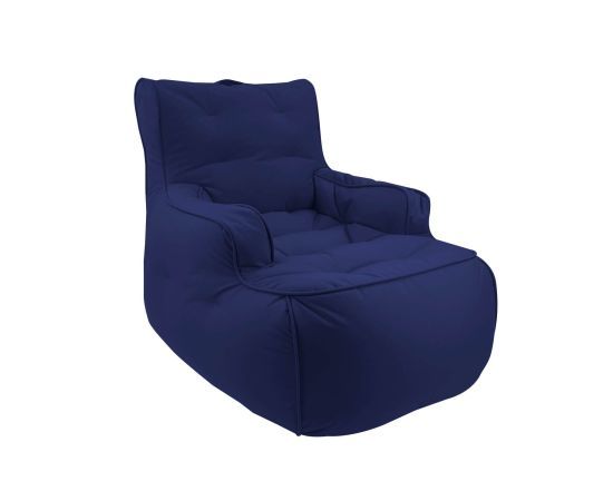 тёмно-синее уличное лаунж-кресло Tranquility Armchair уличное из олефина — дизайн и качество