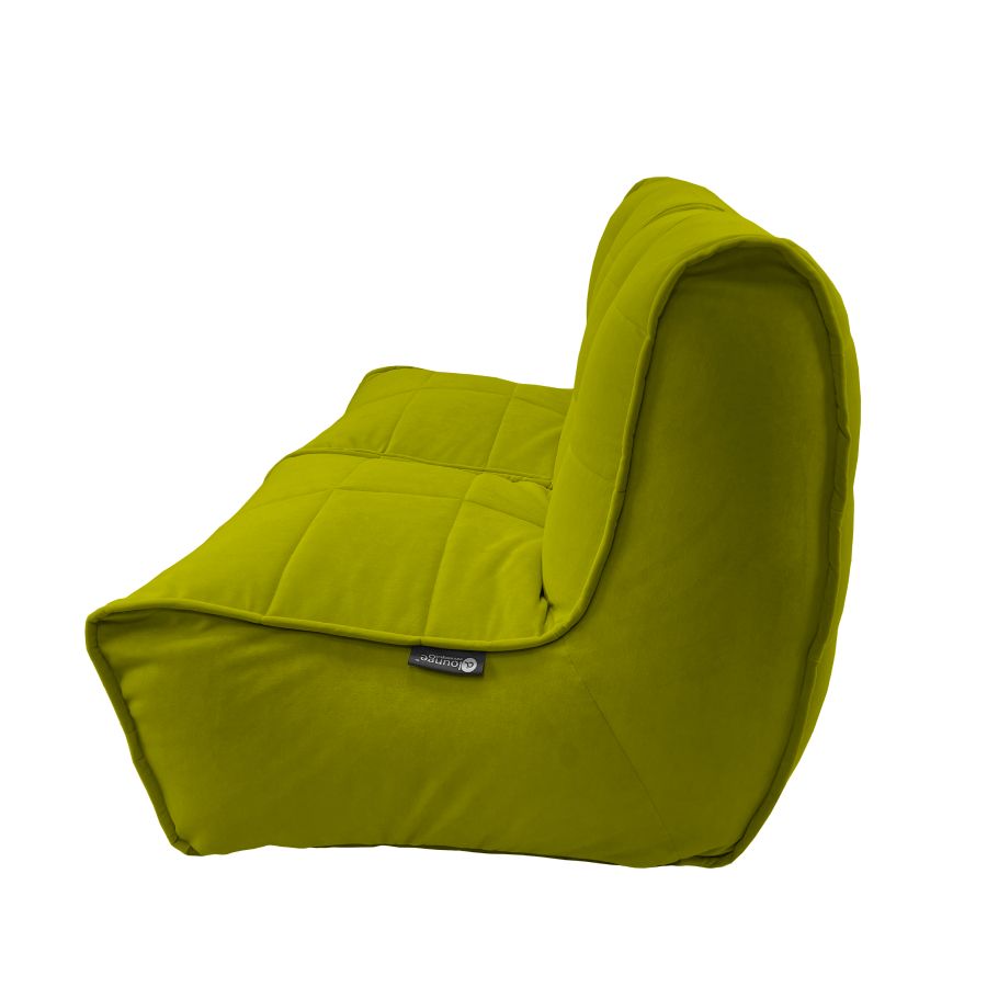 зелёное двойной модульный диван Twin Couch велюровое — дизайн и качество