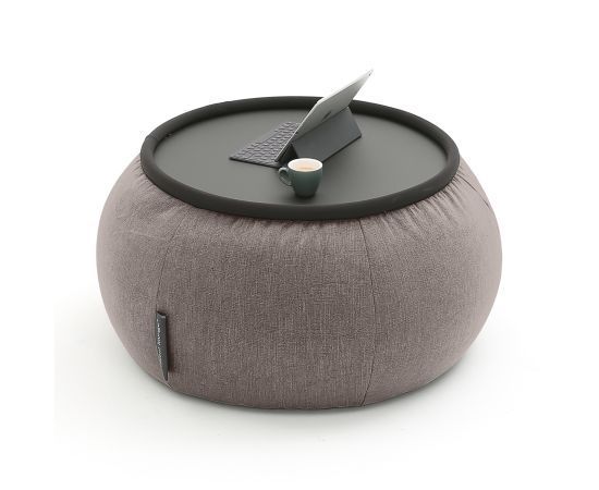 шоколадное складной столик Versa Table шенилловое для гостиной и лаунж-зоны рядом с диваном
