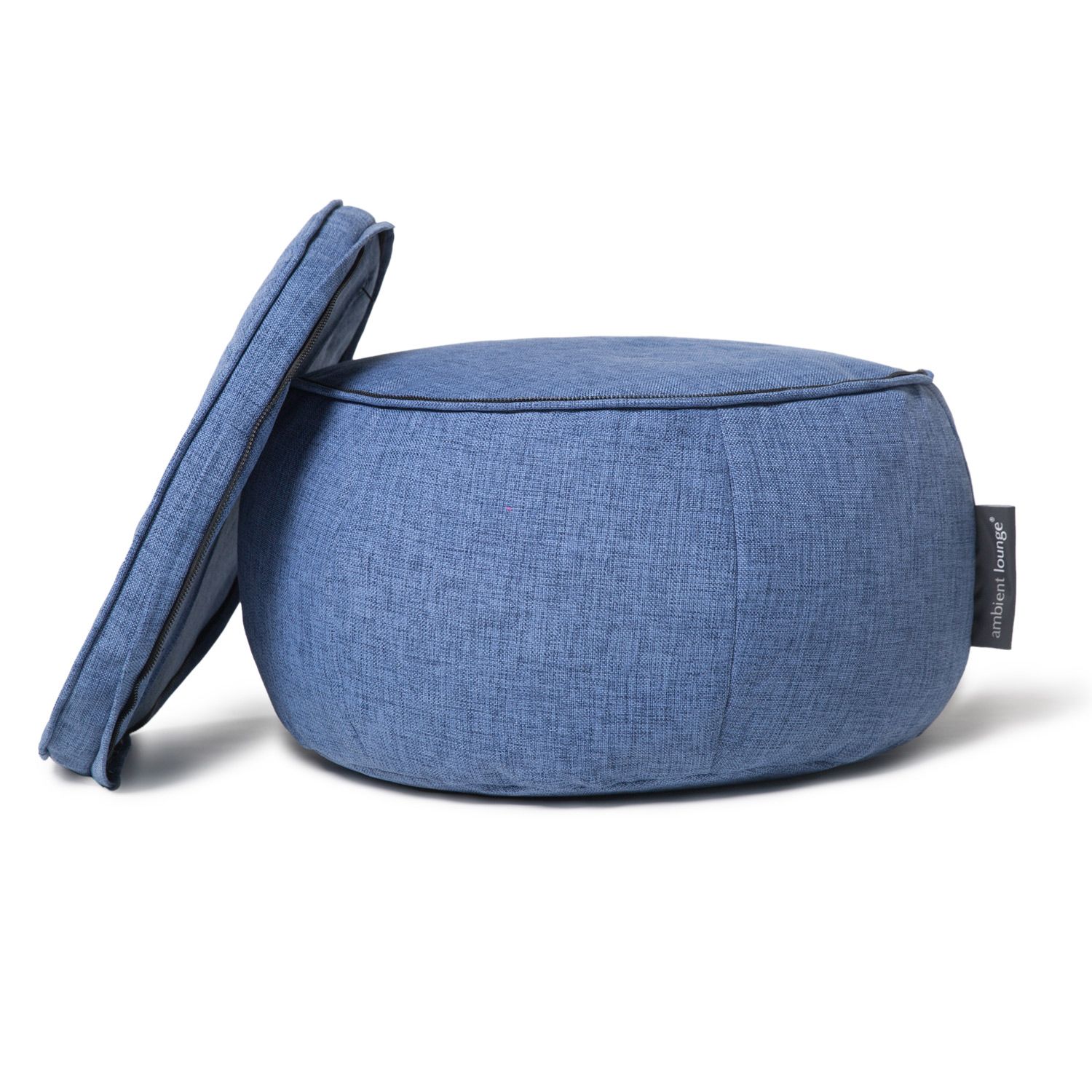 синий пуф Wing Ottoman Ambient Lounge