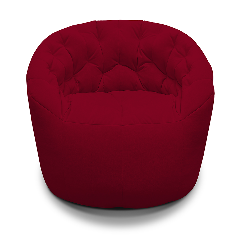 Красный бескаркасный диван Butterfly Light Sofa Ambient Lounge
