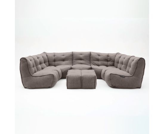 шоколадное максимальный лаунж-гарнитур Mod6 Lounge Max шенилловое — дизайн и качество