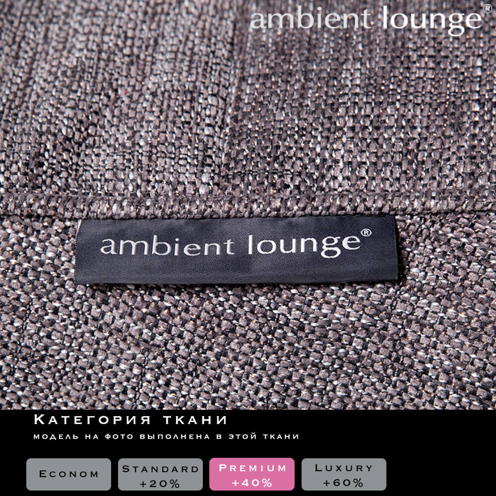 тёмно-серое комплект лаунж-мебели Cove Package из Sofa Weave для гостиной и зон отдыха