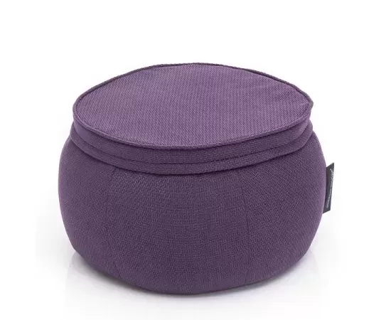 баклажановое пуф с подлокотниками Wing Ottoman из Sofa Weave для гостиной и лаунж-зоны