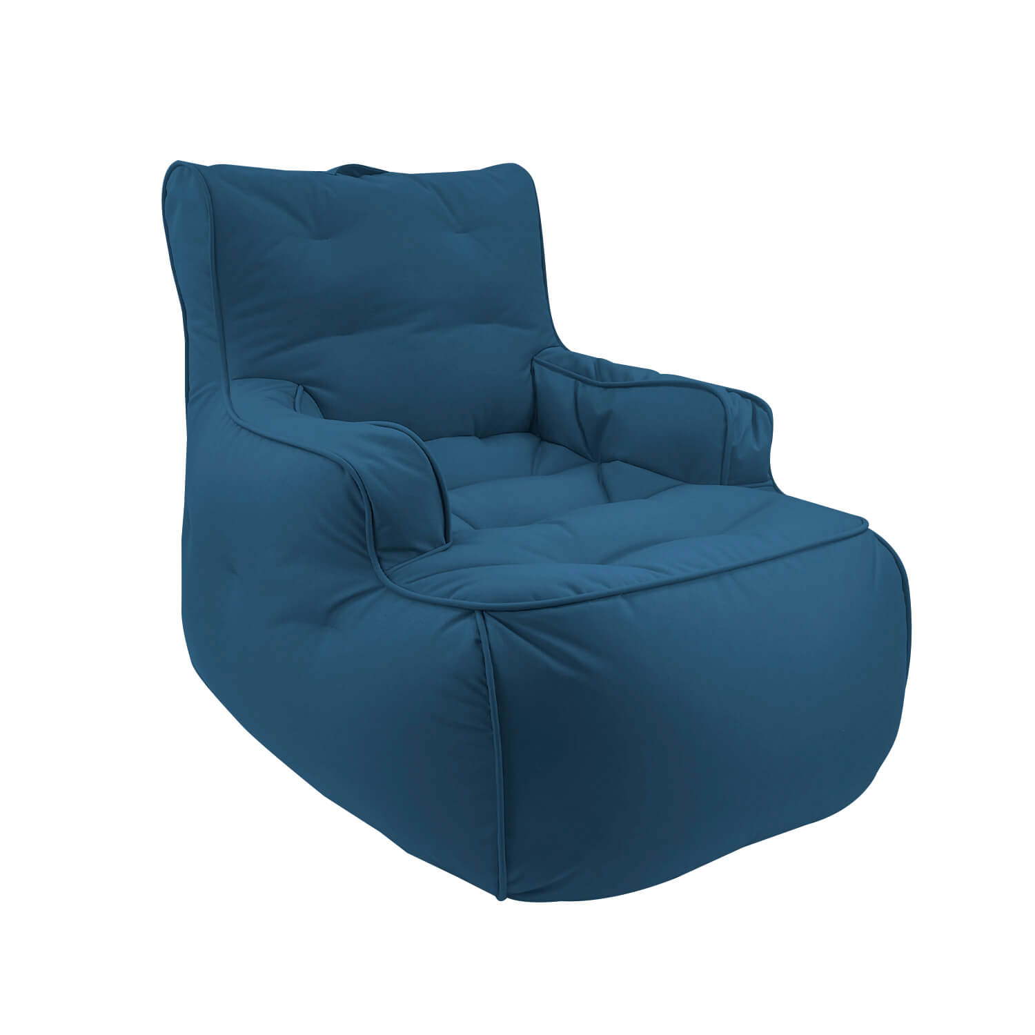 джинсово-синее уличное лаунж-кресло Tranquility Armchair уличное (Oxford) для террасы, сада и веранды