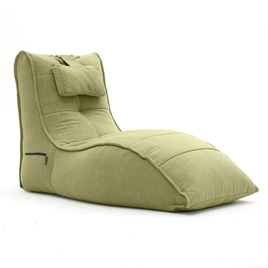 зелёное бескаркасный лаунж-диван Avatar Sofa шенилловое для гостиной, кабинета и лаунж-зоны — фото в интерьере