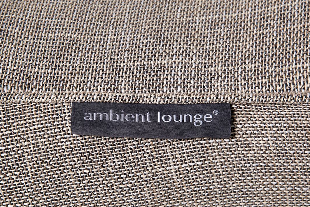 бежевый фактурный пуф Wing Ottoman Ambient Lounge