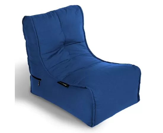 тёмно-синее уличный бескаркасный диван Evolution Sofa уличное (Oxford) для террасы, сада и веранды — крупный план