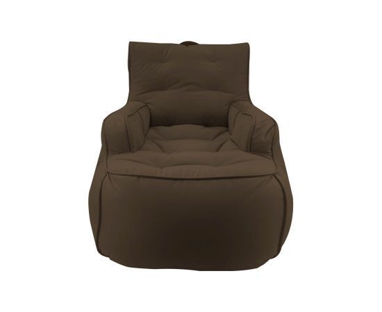 коричневое уличное лаунж-кресло Tranquility Armchair уличное (Oxford) для террасы, сада и веранды