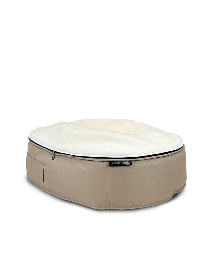 Лежак для кошек Pet Lounge Small - Cappuccino Sheep — вид сбоку