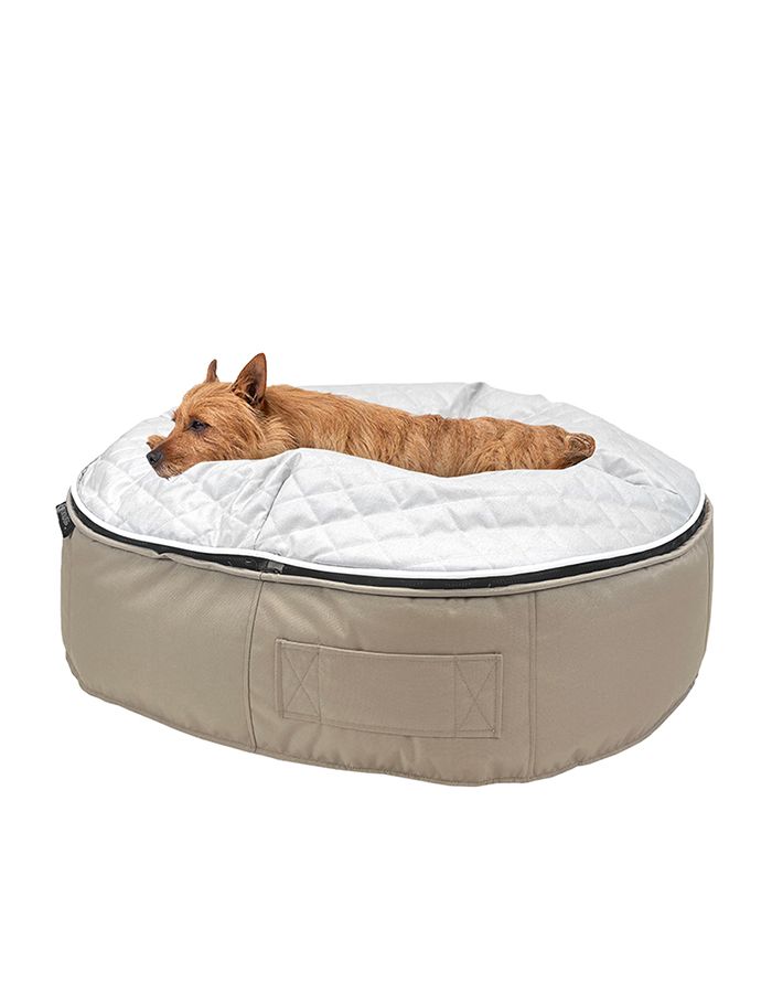 Лежак для собак Pet Lounge Medium - Cappuccino Grey Quilt