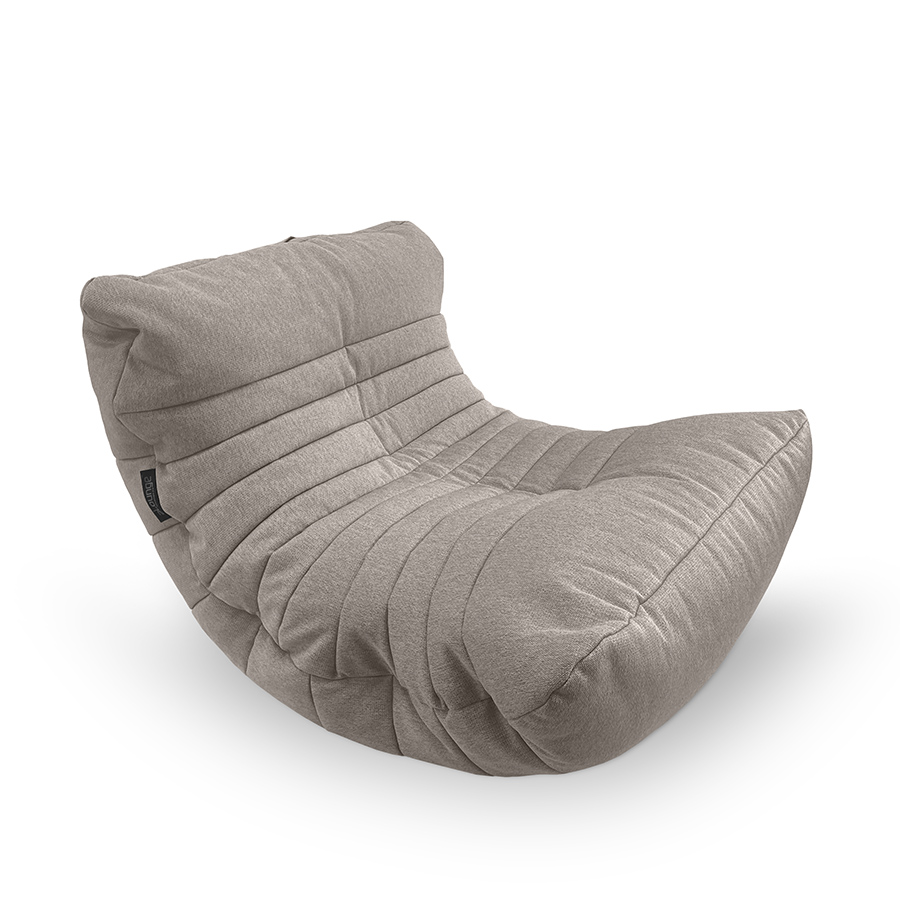 серое акустический бескаркасный диван Acoustic Sofa жаккардовое для домашнего кинотеатра, офиса и студии