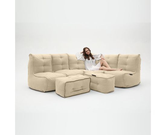 натуральное большой лаунж-гарнитур Mod5 Living Lounge шенилловое — дизайн и качество