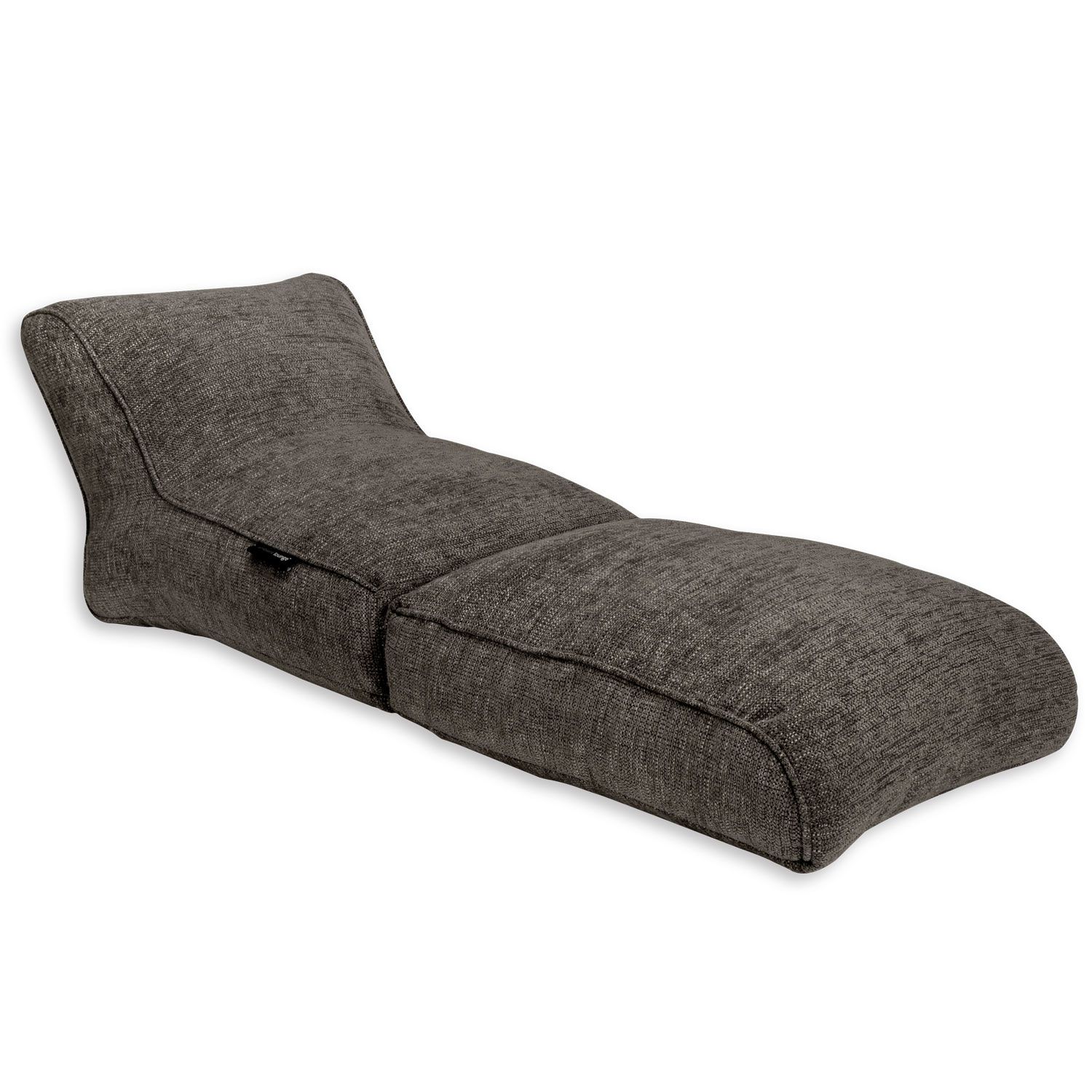 тёмно-серое кресло-трансформер Conversion Lounger из Sofa Weave для сада, террасы и использования дома