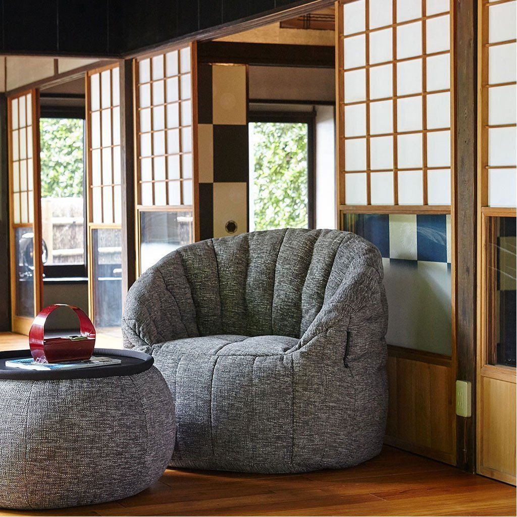 тёмно-серое комплект мебели для дома Maison Package из Sofa Weave для гостиной и спальни — фото в интерьере