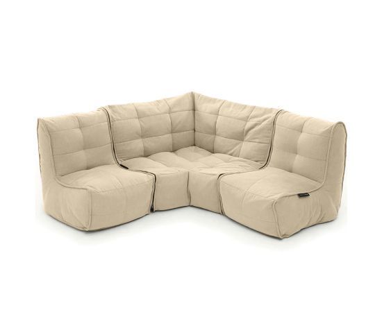 натуральное угловой модульный диван Mod3 Cozy Corner шенилловое для гостиной и кабинета
