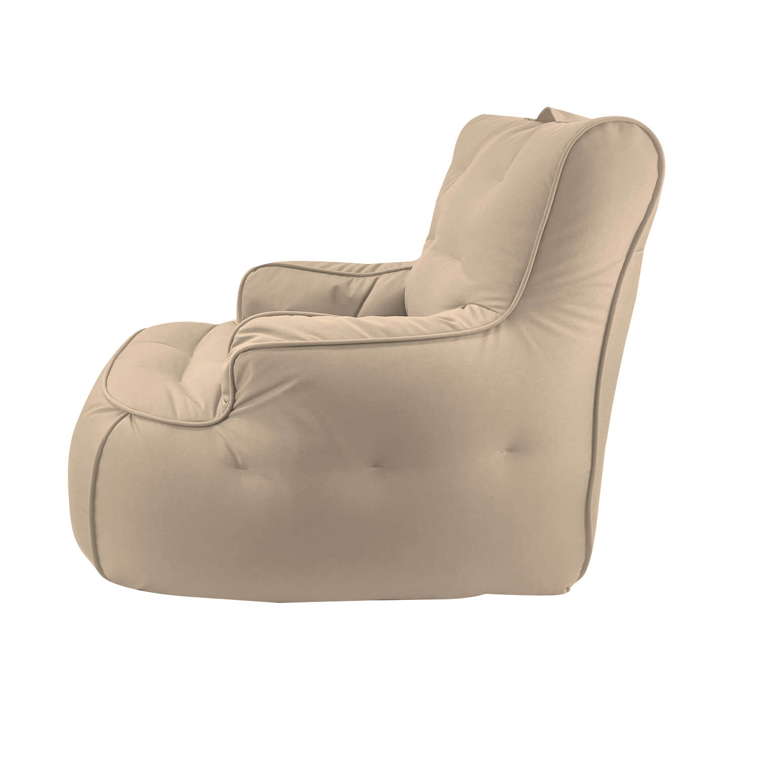 бежевое уличное лаунж-кресло Tranquility Armchair уличное (Oxford) для террасы, сада и веранды — фото в интерьере