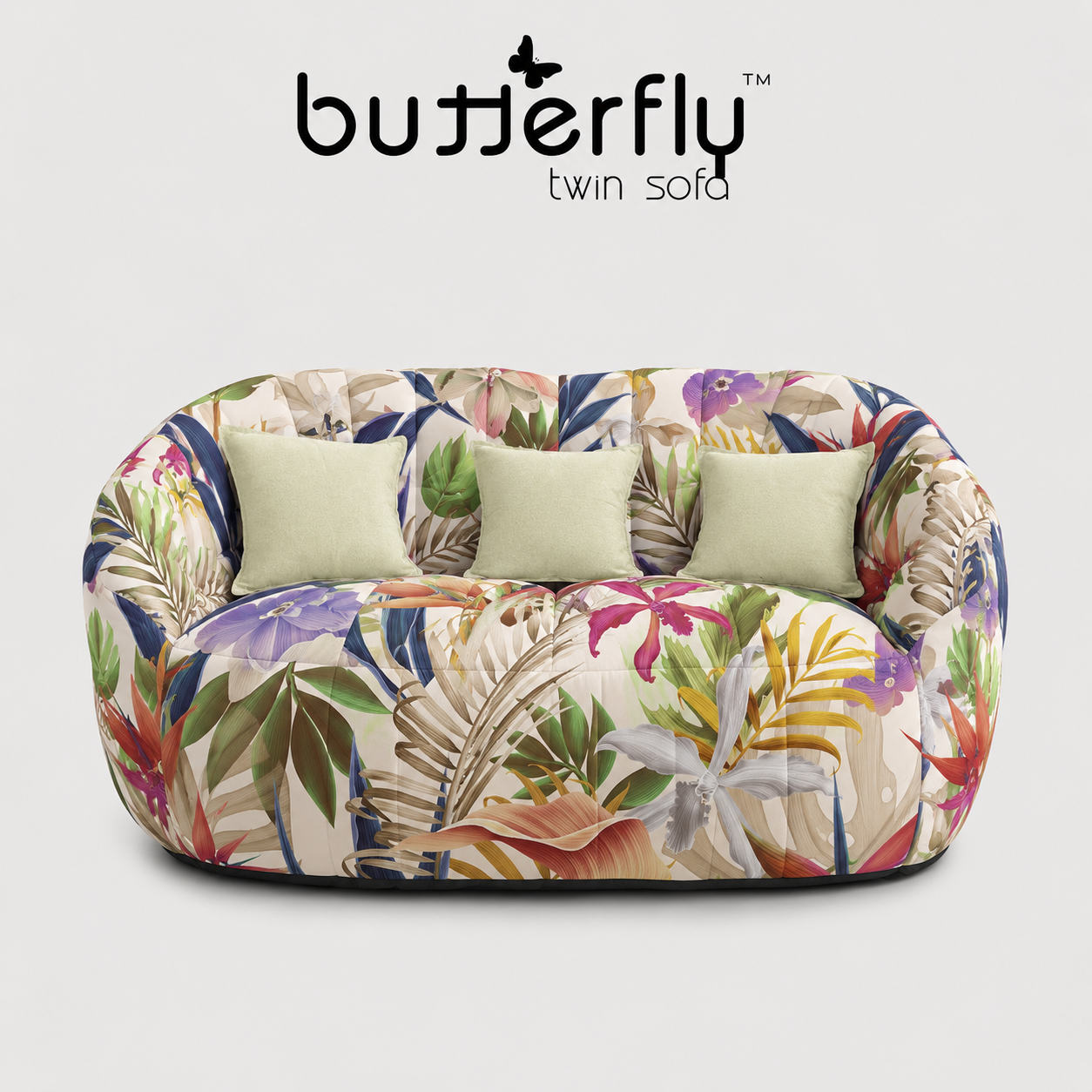 бескаркасный диван Бескаркасный диван Butterfly Twin Sofa (под заказ) Ambient Lounge