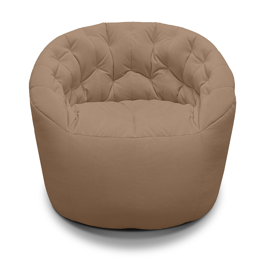 Мокко бескаркасный диван Butterfly Light Sofa Ambient Lounge