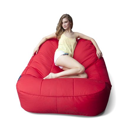 Оранжевый бескаркасный диван Satellite Twin Sofa Ambient Lounge