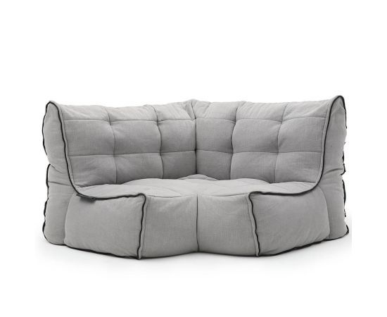 серое угловой элемент дивана Twin Modular Corner из Sofa Weave для гостиной — угловой модуль
