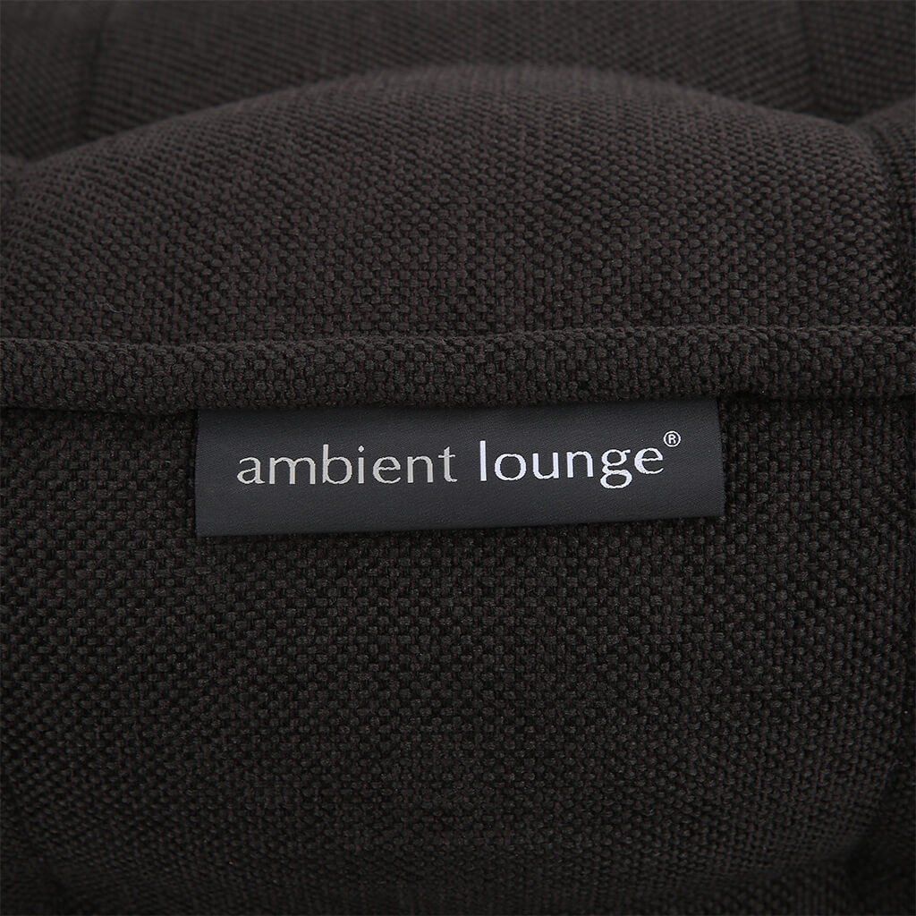чёрно-графитовый угловой диван Twin Modular Corner Ambient Lounge